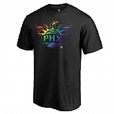 Men's Phoenix Suns Fanatics Branded Black Team Pride T-Shirt FengYun,baseball caps,new era cap wholesale,wholesale hats